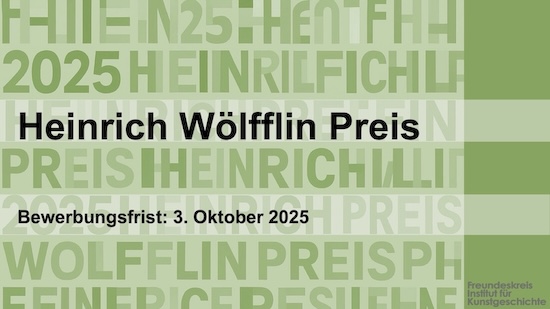 Heinrich Wölfflin Preis_2025_Slide1