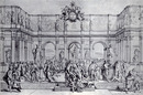 Abb. Pietro Testa, Il Liceo della Pittura, Radierung, ca. 1638, 571x725 mm, Quelle: Cropper 1984, Abb. 89
